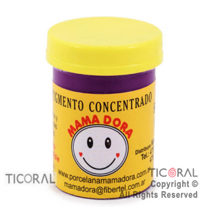 PIGMENTO CONCENTRADO P/PORCELANA FRIA LILA FLUO X 15GR X 1